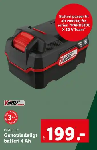 Lidl Batteri tilbud