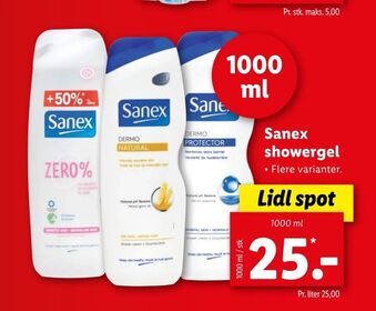 Sanex showergel