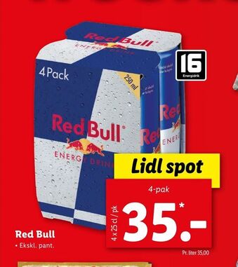 Let-Køb Red Bull tilbud