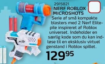 Legekæden Nerf Roblox Microshots tilbud