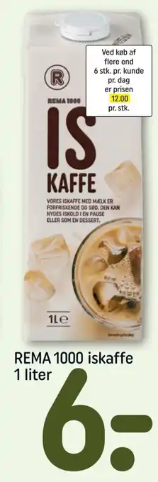 REMA 1000 REMA 1000 iskaffe 1 liter tilbud