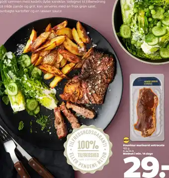 Netto Premieur marineret entrecote 165 g. tilbud
