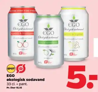 Netto EGO økologisk sodavand tilbud