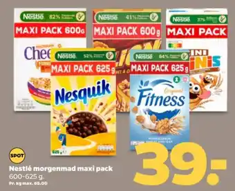 Netto Nestlé morgenmad maxi pack 600-625 g. tilbud