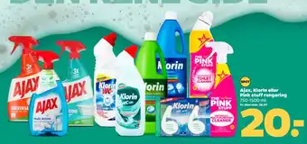 Netto Ajax, Klorin eller Pink stuff rengøring 750-1500 ml. tilbud