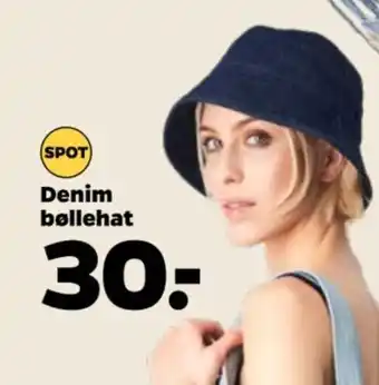 Denim bøllehat
