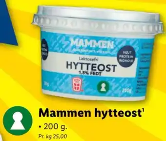 Lidl Mammen hytteost' tilbud