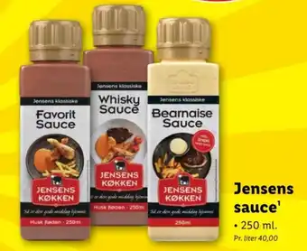 Lidl Jensens sauce' tilbud