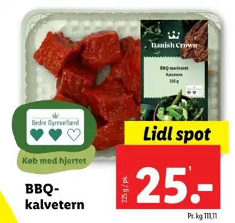 Lidl BBQ- kalvetern tilbud