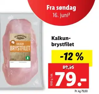 Lidl Kalkun- brystfilet tilbud