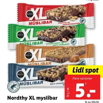 Lidl Nordthy XL myslibar tilbud