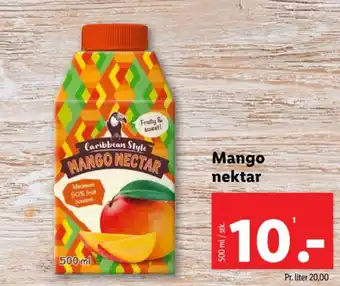 Lidl Mango nektar tilbud