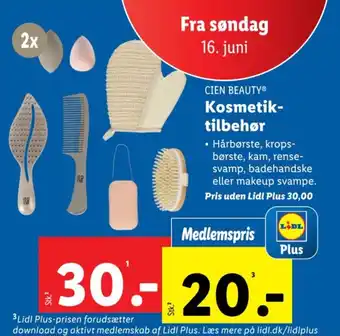 Lidl CIEN BEAUTY® Kosmetik- tilbehør tilbud
