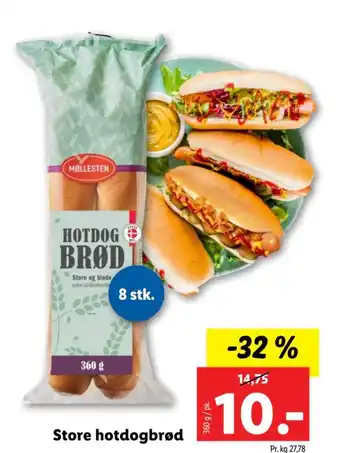 Lidl Store hotdogbrød tilbud