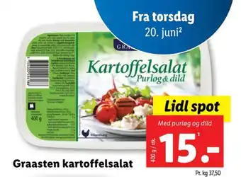 Lidl Graasten kartoffelsalat tilbud