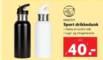Lidl Sport drikkedunk tilbud