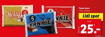 Let-Køb Toms bars tilbud