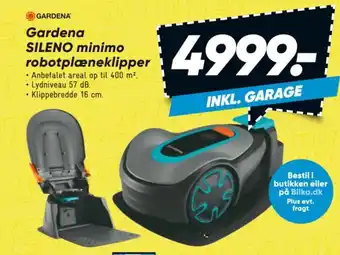 Bilka Gardena SILENO minimo robotplæneklipper tilbud