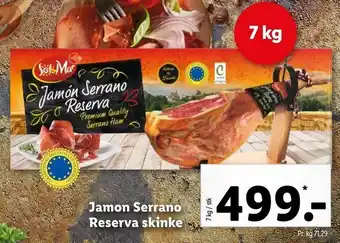 Jamon Serrano Reserva skinke