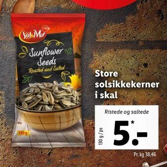 Let-Køb Store solsikkekerner i skal tilbud