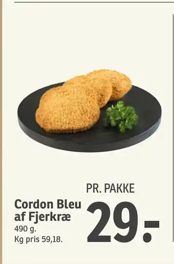 SPAR Cordon Bleu af Fjerkræ tilbud