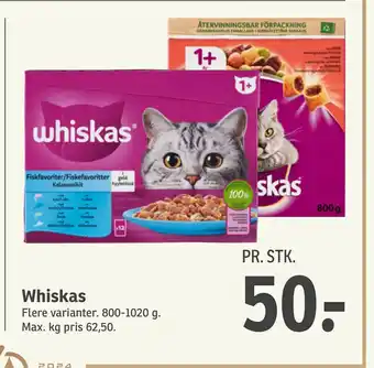 SPAR Whiskas tilbud