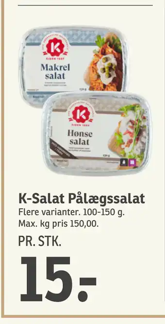 SPAR K-Salat Pålægssalat tilbud