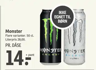 SPAR Monster tilbud