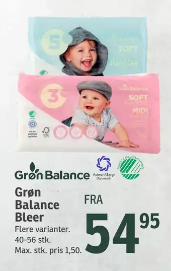 SPAR Grøn Balance Bleer tilbud