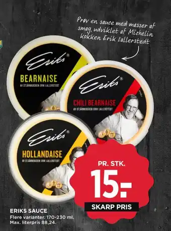 MENY ERIKS SAUCE tilbud