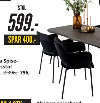 My Home Bresso Spiseborddstole tilbud