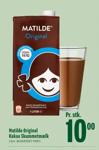 Min Købmand Matilde Original Kakao Skummetmælk tilbud