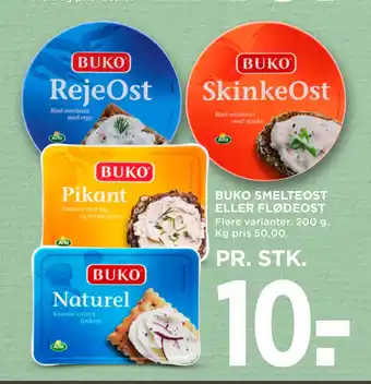 MENY BUKO SMELTEOST ELLER FLØDEOST tilbud