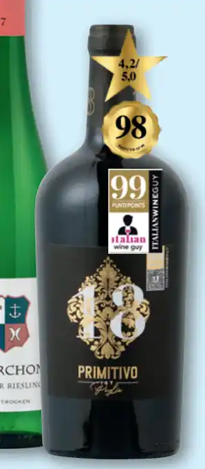 REMA 1000 Diciotto Primitivo Puglia Italien, 75 cl tilbud