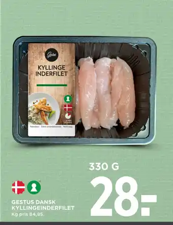 MENY GESTUS DANSK KYLLINGEINDERFILET tilbud