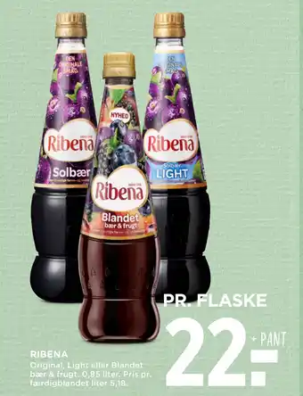 MENY RIBENA tilbud