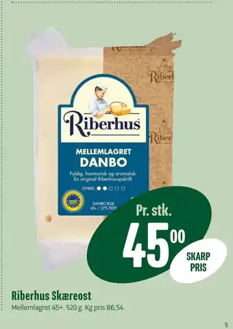 Min Købmand Riberhus Skæreost tilbud