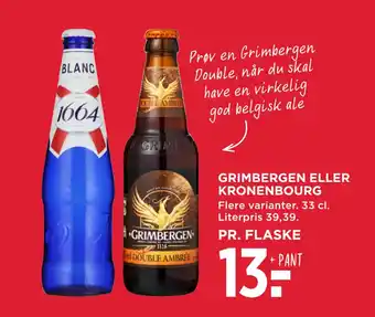 MENY GRIMBERGEN ELLER KRONENBOURG tilbud