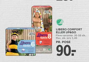 MENY LIBERO COMFORT ELLER UP&GO tilbud