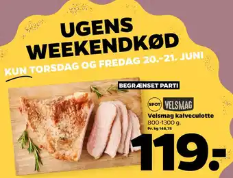 Netto Velsmag kalveculotte tilbud