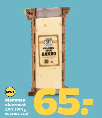 Netto Mammen skæreost tilbud