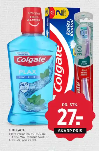 MENY COLGATE tilbud