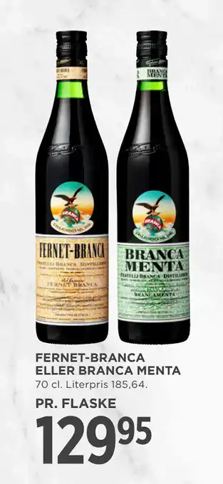 MENY FERNET-BRANCA ELLER BRANCA MENTA tilbud