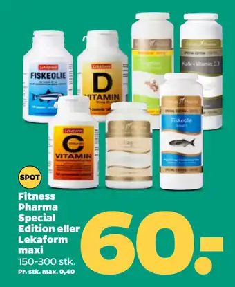 Netto Fitness Pharma Special Edition eller Lekaform maxi tilbud
