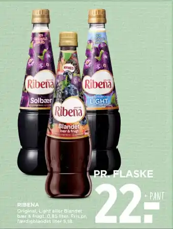 MENY RIBENA tilbud