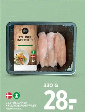 MENY GESTUS DANSK KYLLINGEINDERFILET tilbud
