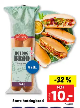Lidl Store hotdogbrød tilbud