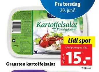 Lidl Graasten kartoffelsalat tilbud