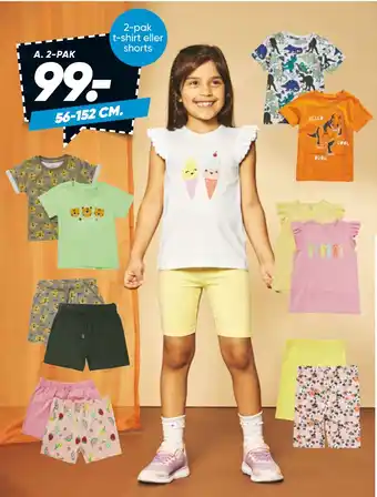 Bilka T-shirt eller shorts tilbud