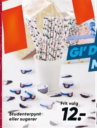 Studenterpynt eller sugerør